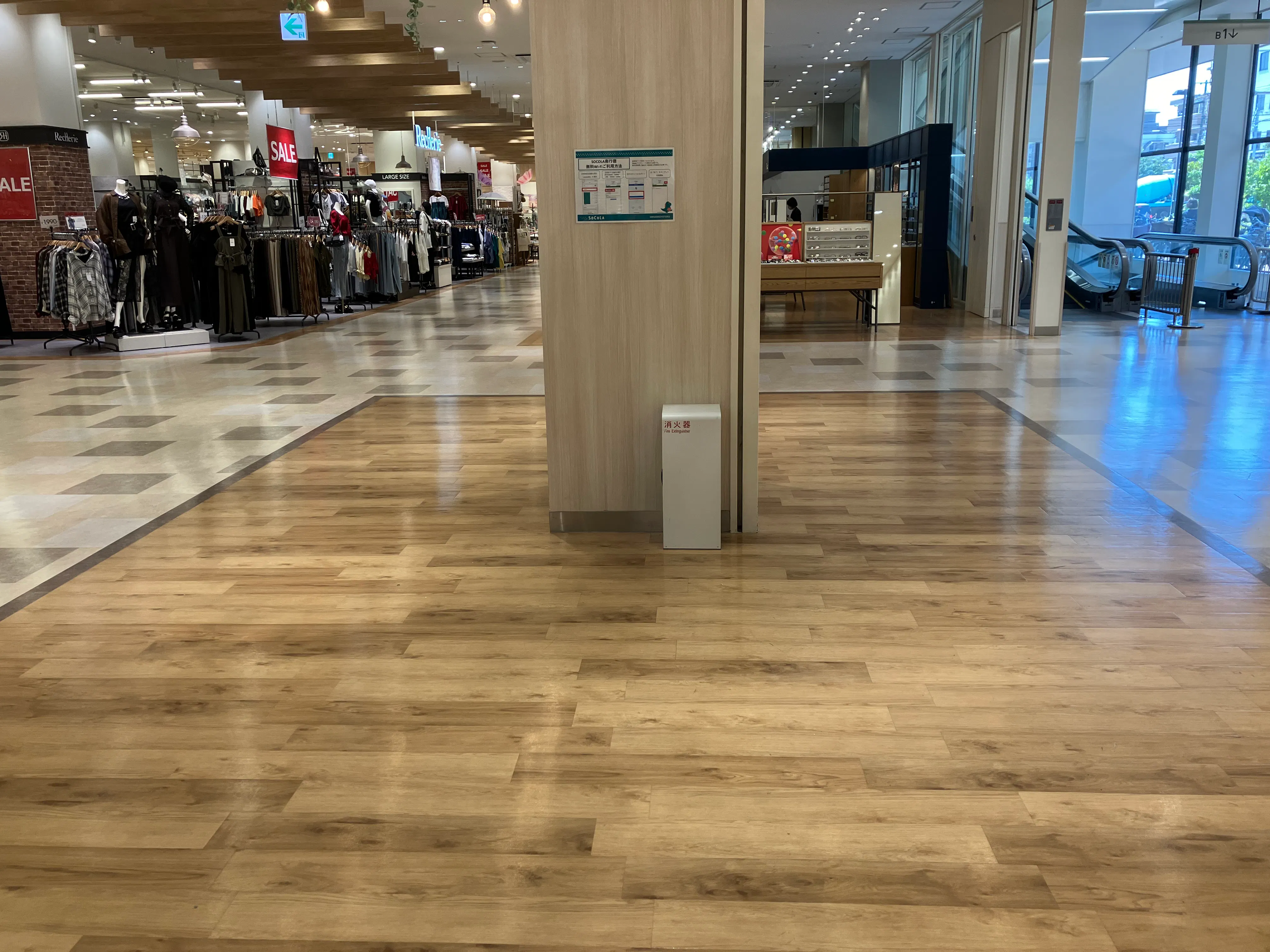 【SOCOLA南行徳】1階エントランス・エレベーター前　物販、食物販のポップアップストアや販促プロモーションに最適な催事イベントスペース