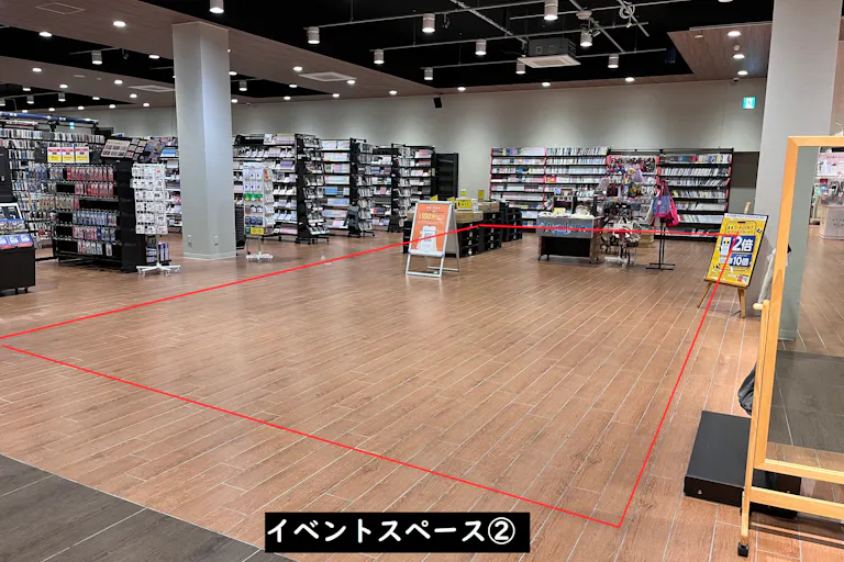 【TSUTAYA和白店】物販やプロモーションの実施可能な店内イベントスペース②の画像1