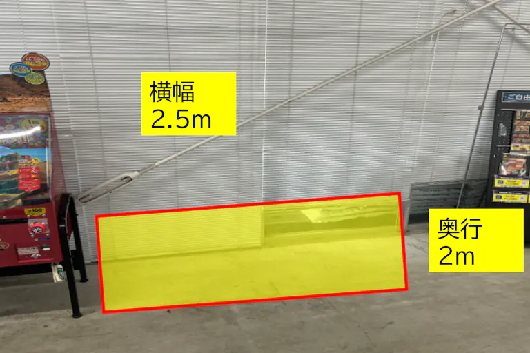 出店スペース:出入口横