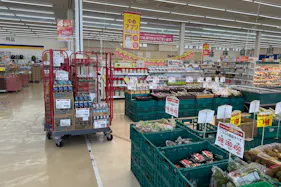 【ゆめマート 行橋】レジ横(柱前) 販促プロモーションや物販のポップアップストアにおすすめな催事イベントスペース