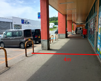 【マックスバリュ野辺地店】店舗前駐車場（キッチンカー） 販促プロモーションやキッチンカー出店に最適なスーパー店外催事イベントスペース