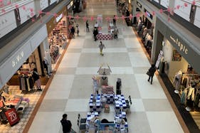 【イオンモール山形南/1階C面】物販や食物販、展示会やプロモーションイベントに最適なメイン動線上にある視認性の高いイベントスペース