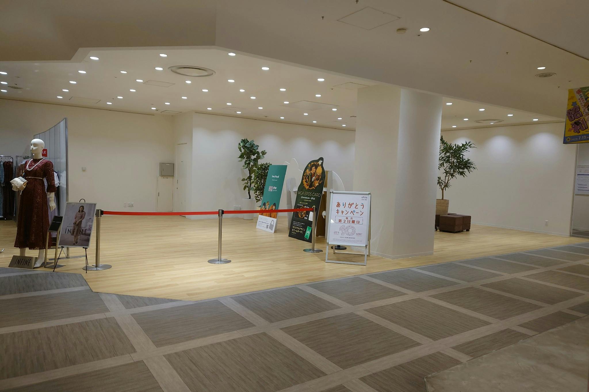 【なんばマルイ】3階 カレンダリウムD04【物販】約25坪の広スペース、販売から展示会・体験ワークショップなど幅広く利用可の画像