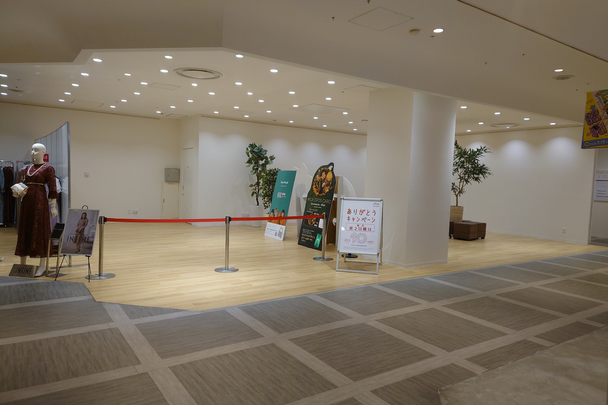 【なんばマルイ】3階 カレンダリウムD04【物販】約25坪の広スペース、販売から展示会・体験ワークショップなど幅広く利用可