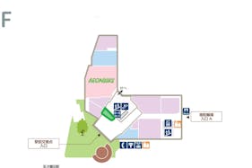 【イオンモール多摩平の森】モール内広告 豊田駅側大階段