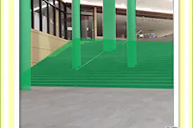 【イオンモール多摩平の森】モール内広告 豊田駅側大階段