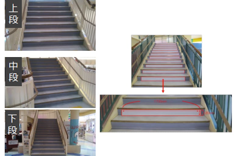 【イオンモールつがる柏】モール内広告 螺旋階段の画像1