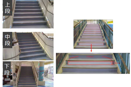 【イオンモールつがる柏】モール内広告 螺旋階段