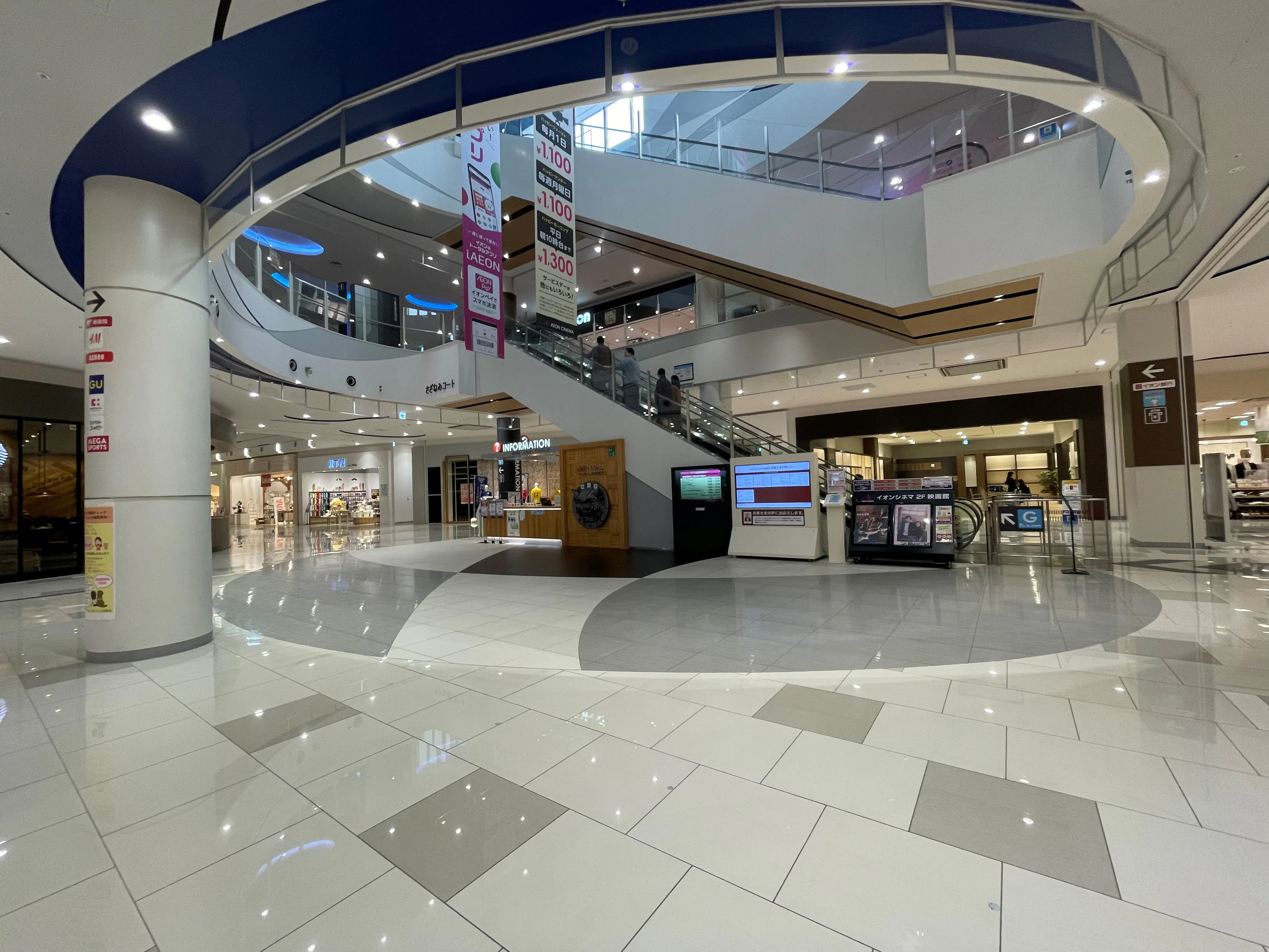 【イオンモール今治新都市】スペースC（1F さざなみコート）