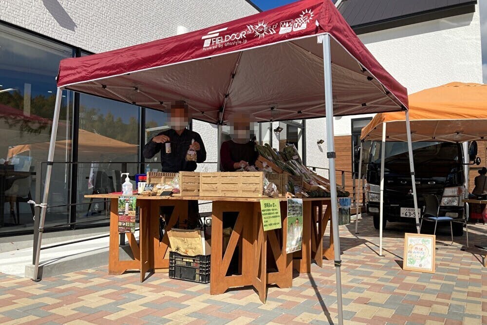 【神戸市北区/ひまわりガーデンモール】物販等ポップアップストアやキッチンカーの出店に最適な店舗入口前のイベントスペース