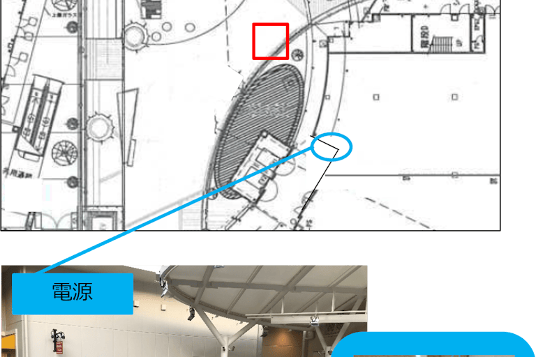 【みのおキューズモール】「⑦L通り Bスペース」キッチンカーや各種プロモーションに最適な広場とステージ近くのイベントスペースの画像3