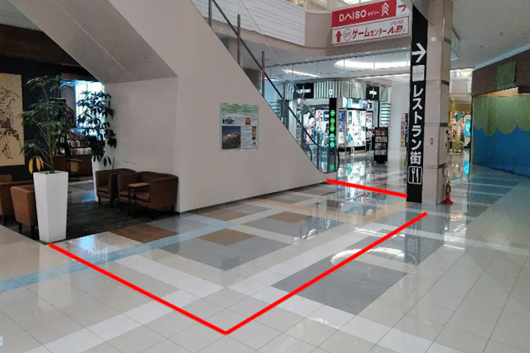 【イオンモール日吉津*】西館1F ビレッジコートの画像1