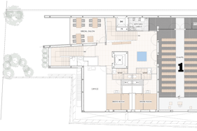 【表参道駅5分】ロケ等の撮影用途やレセプションパーティー、オフサイトミーティングに最適な結婚式場内のイベントスペース