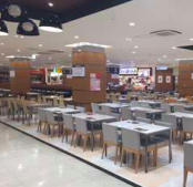 【イオンモールKYOTO】モール内広告 フードコートテーブルシール