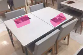 【イオンモールKYOTO】モール内広告 フードコートテーブルシール