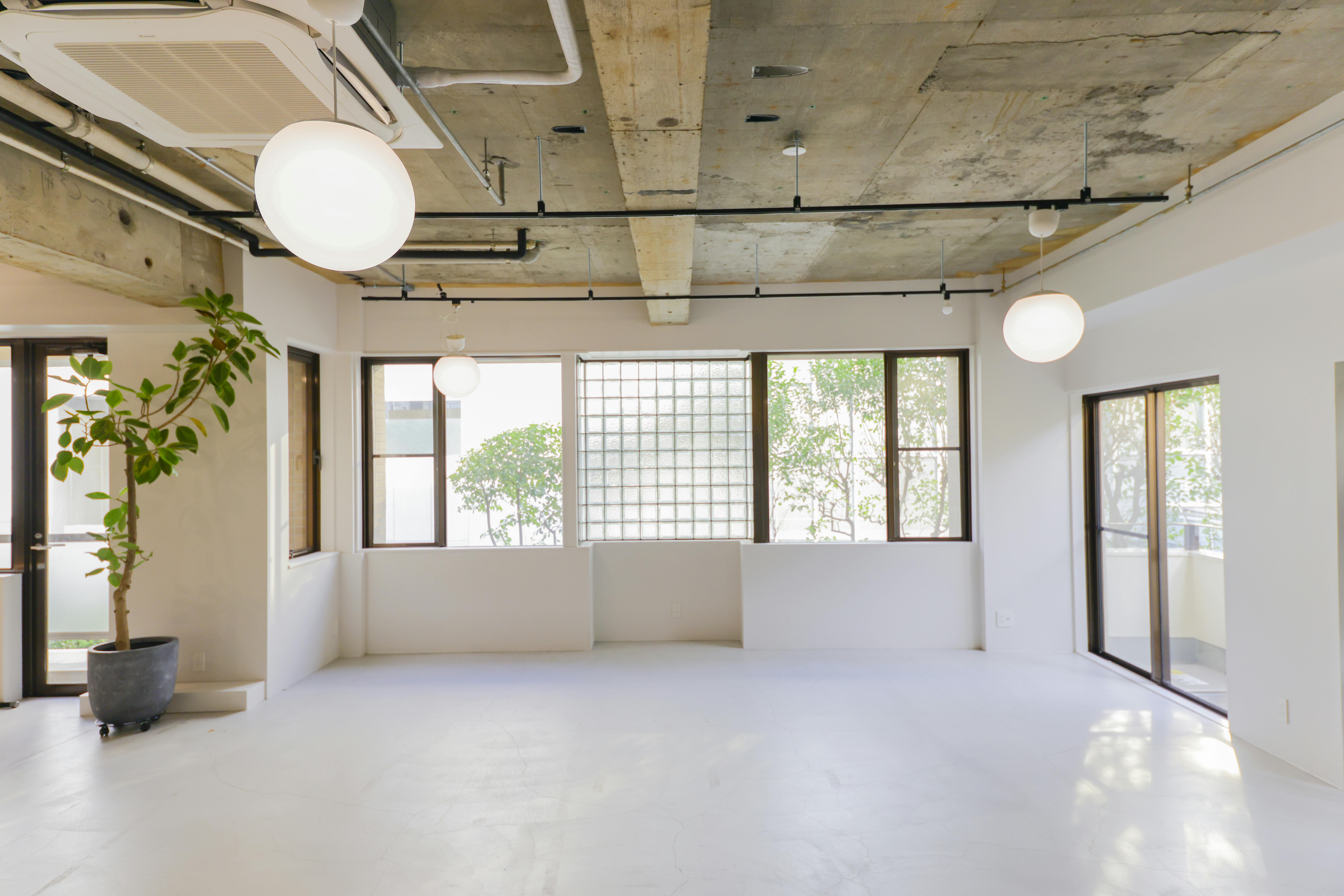 【表参道駅徒歩5分】招待制の展示会や撮影等に最適な自然光と緑が調和する落ち着きのあるレンタルスペース