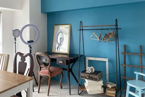 【大阪梅田駅6分】清潔感溢れる白い内装が美しい自然光たっぷりの明るいスタジオ