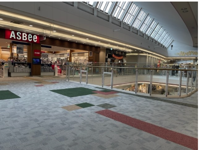 【イオンモール羽生】ファイテン前ブリッジ（イオン側）