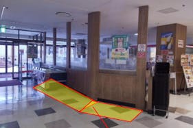 【オリンピック今宿店】プロモーションに最適なB1Fフードコート脇スペース