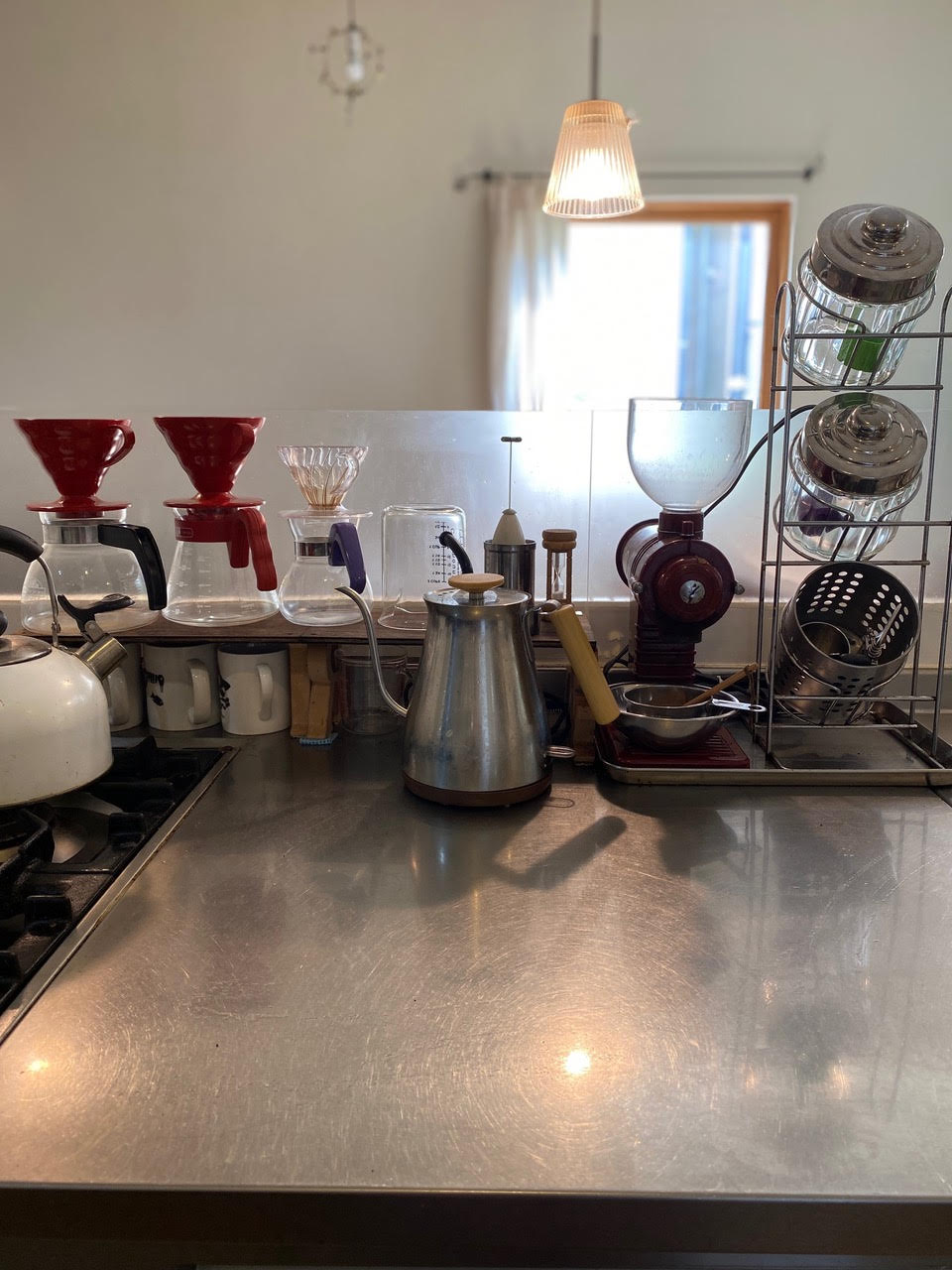 珈琲セット、電気ポット