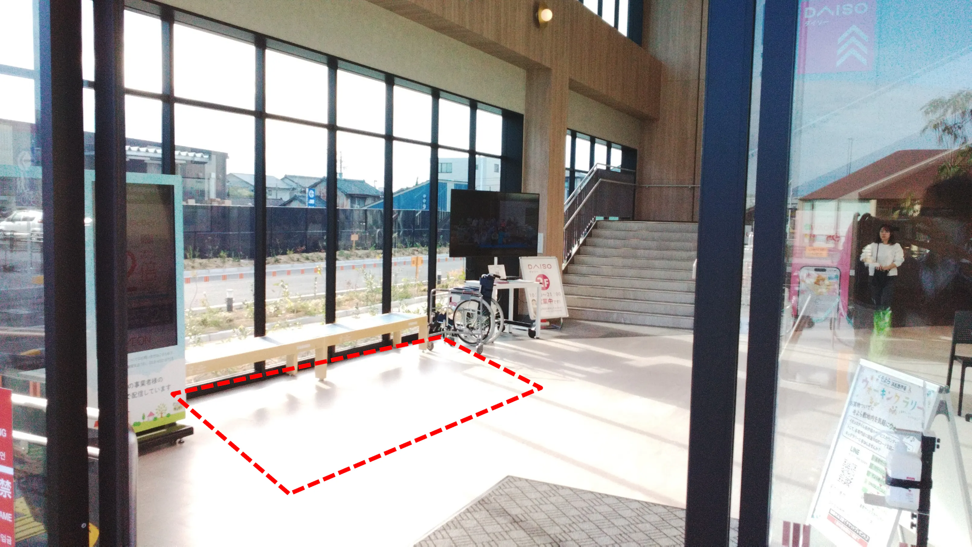 【そよら浜松西伊場】各種プロモーションや物販、食物販のポップアップストアに最適なB街区の屋内イベントスペース