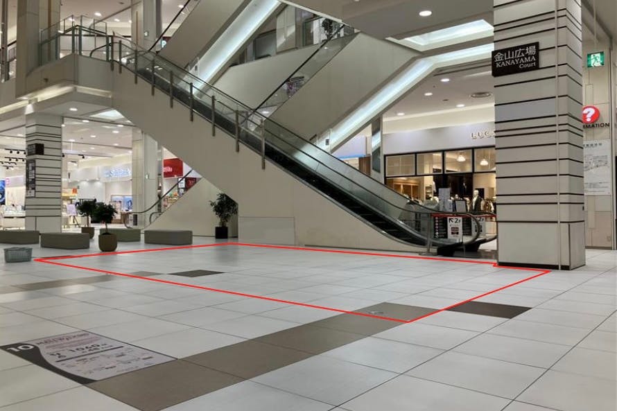 【イオンモール熱田】プロモーションイベントに最適な1F金山広場南催事イベントスペース