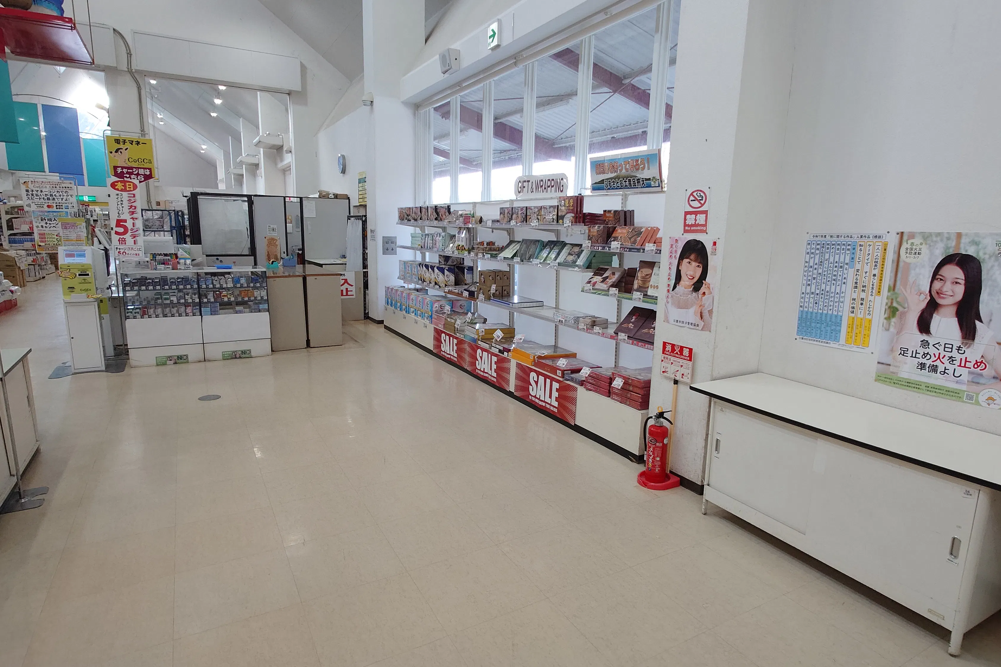 【タイヘイ吹上店】サッカー台付近に位置するプロモーション・物販に最適な催事スペース