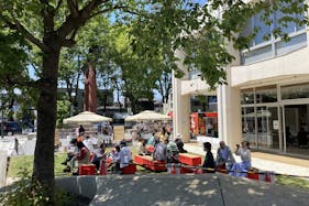 【Bibli】物販や展示会に最適な複合施設内にある視認性の高い屋外イベントスペース(半面/85㎡)