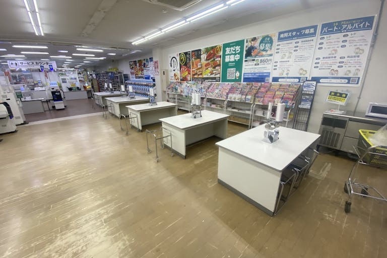 【メガセンタートライアル浜田店】食品販売や販促プロモーションに適したレジ付近スペースの画像1