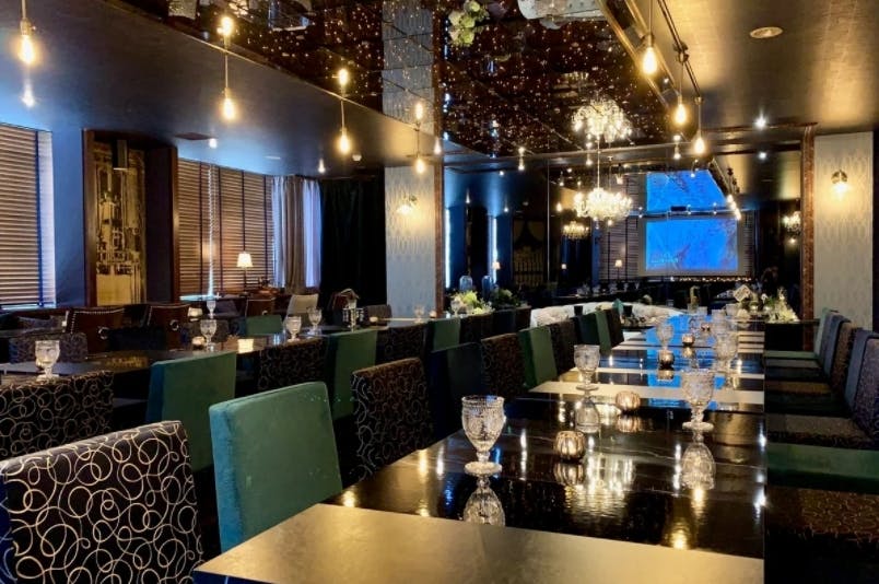 スクリーンやプロジェクターも完備しています。