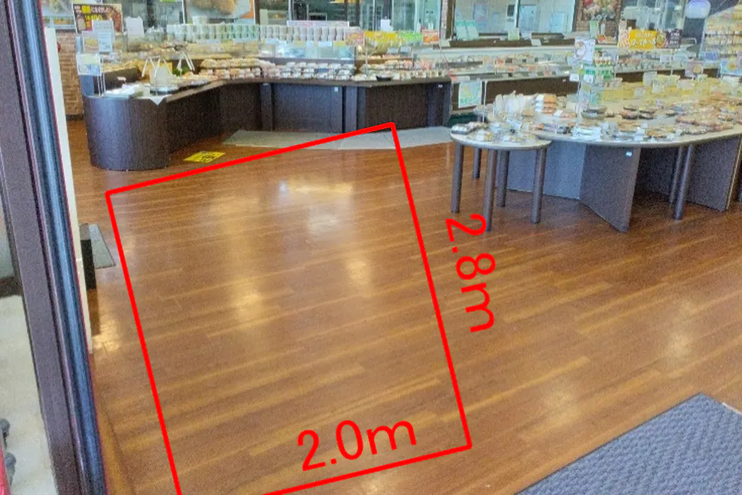 【マックスバリュ能代北店】総菜売り場前催事場 販促プロモーションや物販に最適なスーパー店内催事イベントスペース
