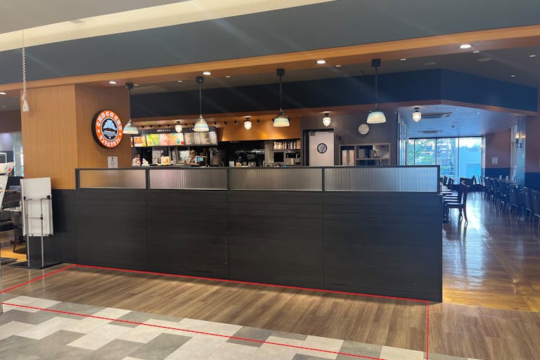 【ノースポート・モール】「1F-2区画(サンマルクカフェ前)」施設出入り口すぐ、食品スーパー前の食物販催事に最適なイベントスペースの画像2