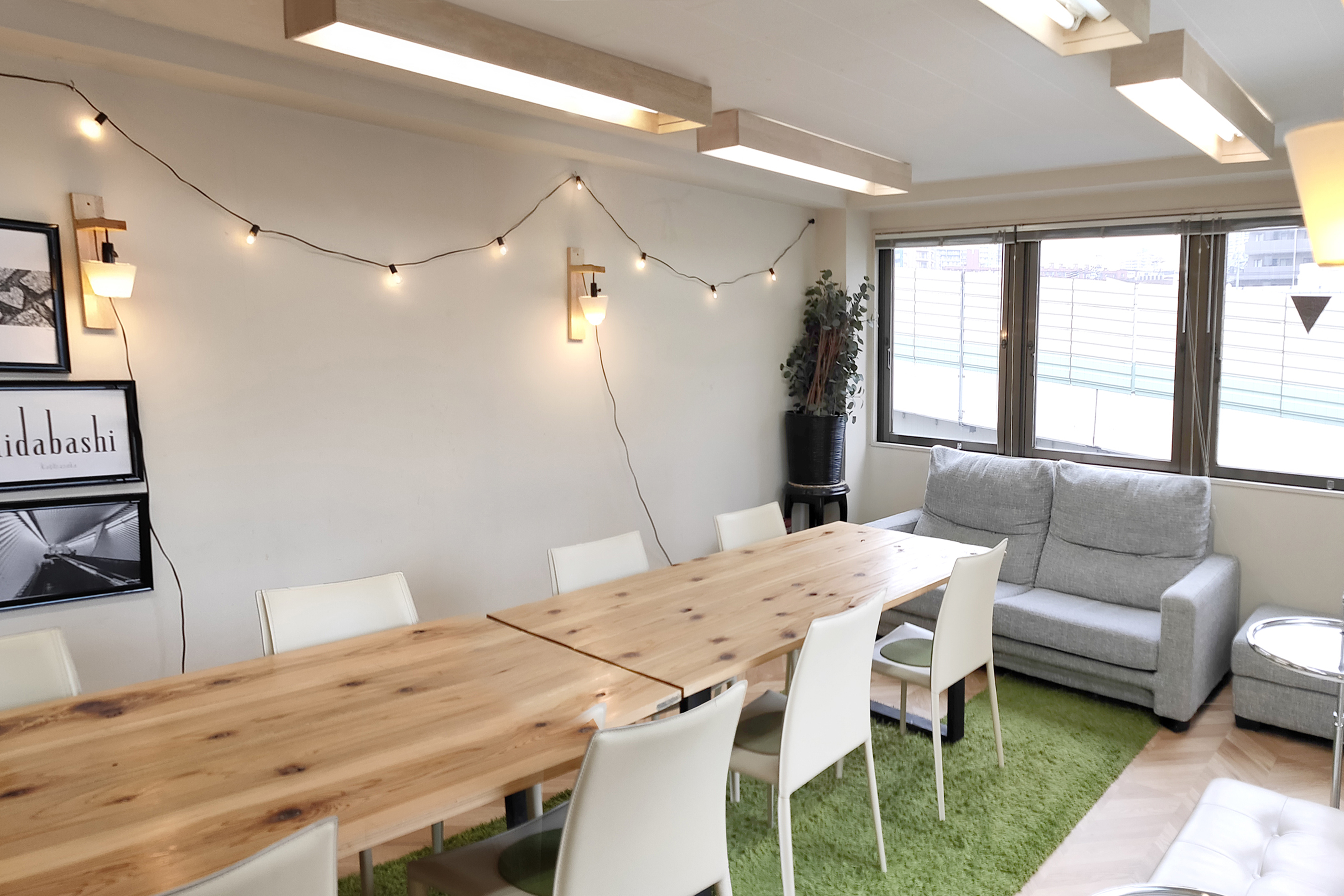 【飯田橋駅5分】オフサイトミーティング、短期オフィス、セミナー等に適した自然光良好なスペースの画像9