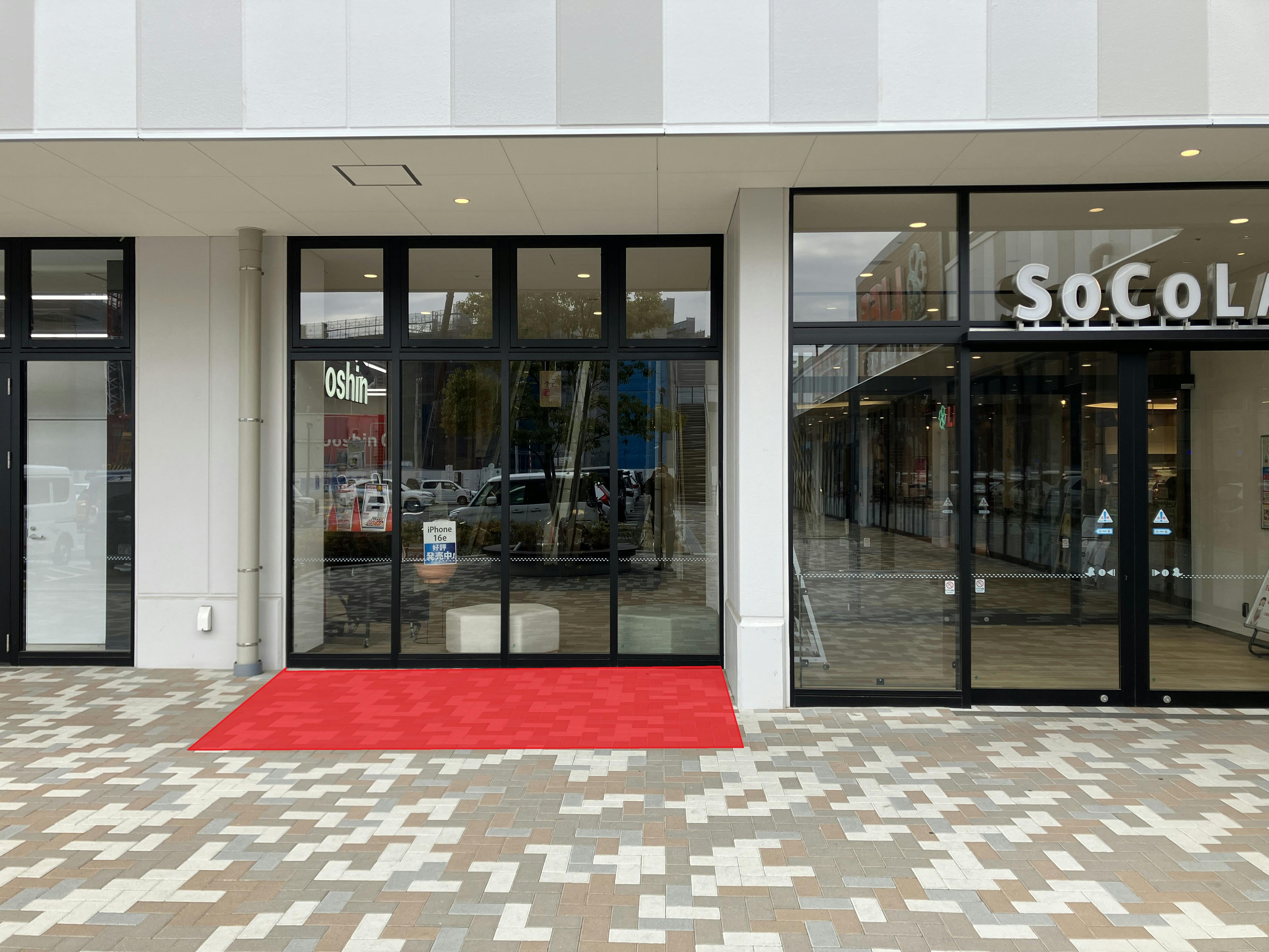 【SOCOLA所沢】1階屋外（メイン入り口脇） 販促プロモーションに最適な催事イベントスペースの画像