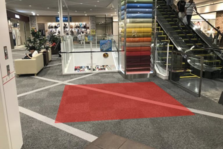 【イオンモール松本】晴庭2F 無印良品前南側の画像1