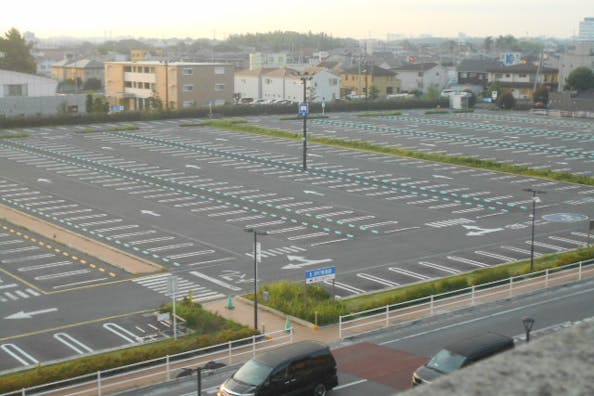 【アリオ上尾】展示イベントに利用可能、圧倒的な広さを誇る駐車場スペース