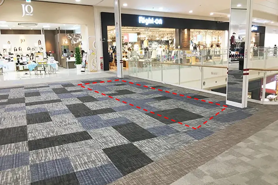 【イオンモール大牟田】ありあけコート寄りブリッジ