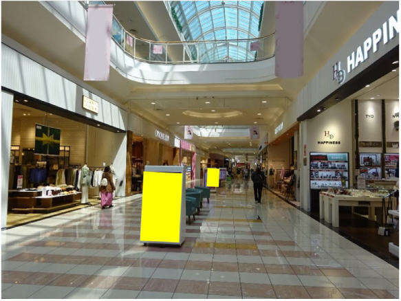 【イオンモールりんくう泉南】モール内広告 デジタルサイネージ（モールストリートビジョン）