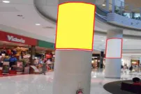 【イオンモール広島祇園】モール内広告 柱巻き