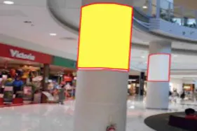 【イオンモール広島祇園】モール内広告 柱巻き