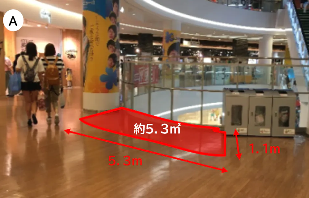 【ダイバーシティ東京 プラザ】5階 西アトリウム