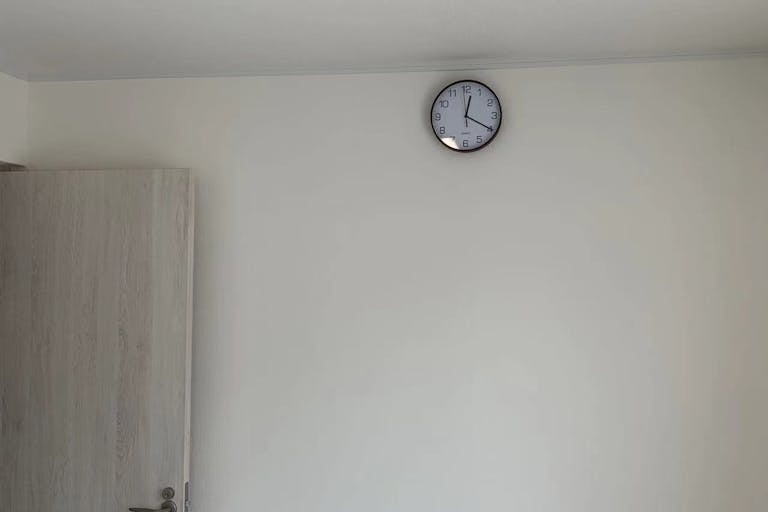 時計がついて、時間がわかりやすいです。