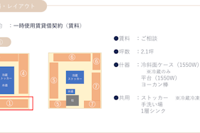 【北千住マルイ】2階 カレンダリウムF08【食物販・物産展】店内入って正面、什器完備の好立地スペース