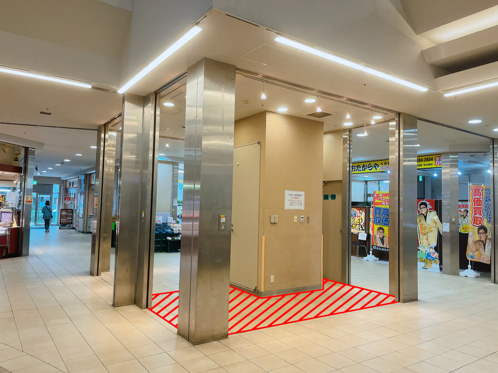 【くるる/府中駅直結】抜群のアクセス環境を誇る商業施設「くるる」の物販等で利用可能なイベントスペース(北区画)