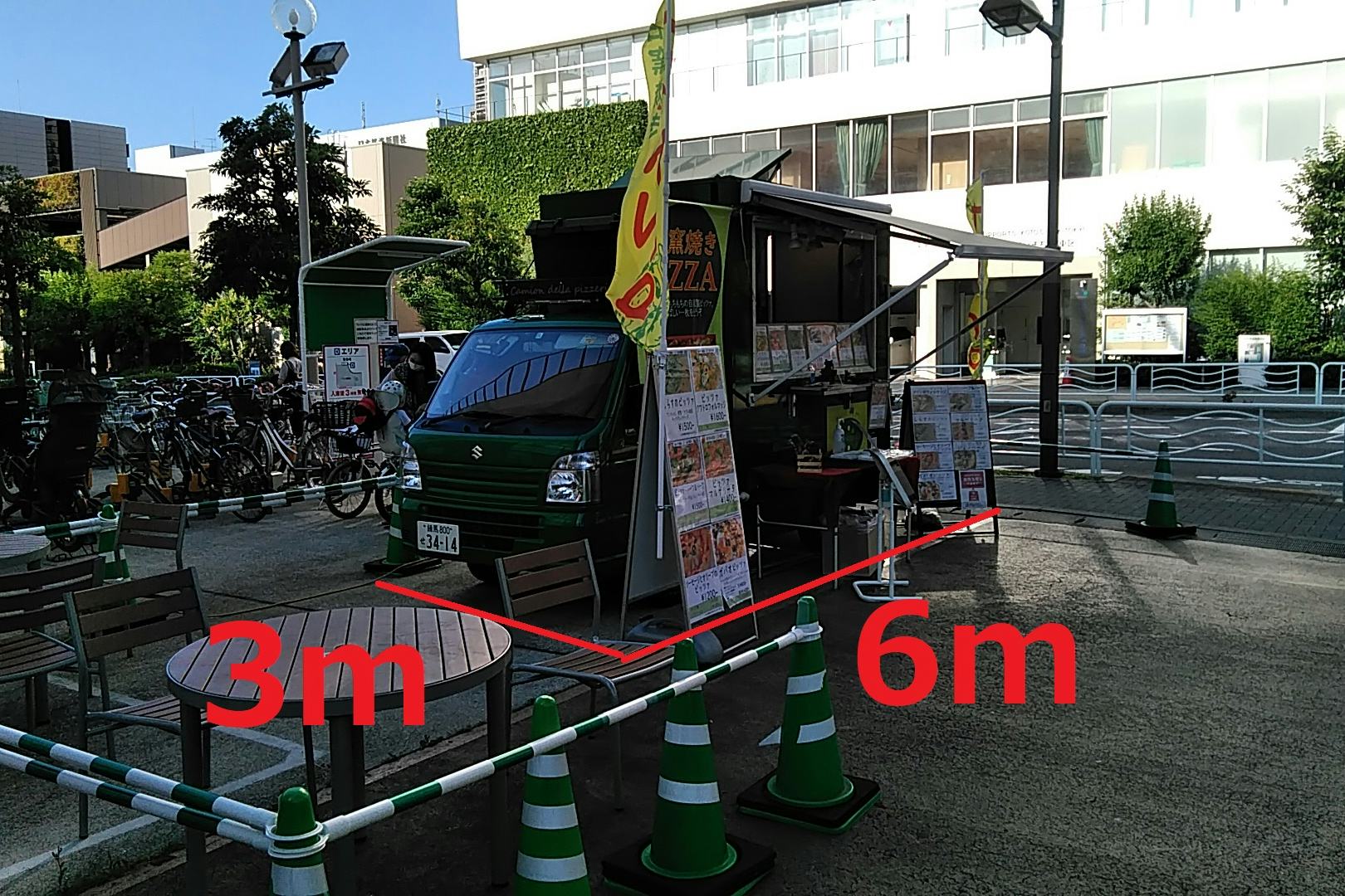 【イオン東雲】キッチンカーでの食物販、移動販売に適した屋外イベントスペース