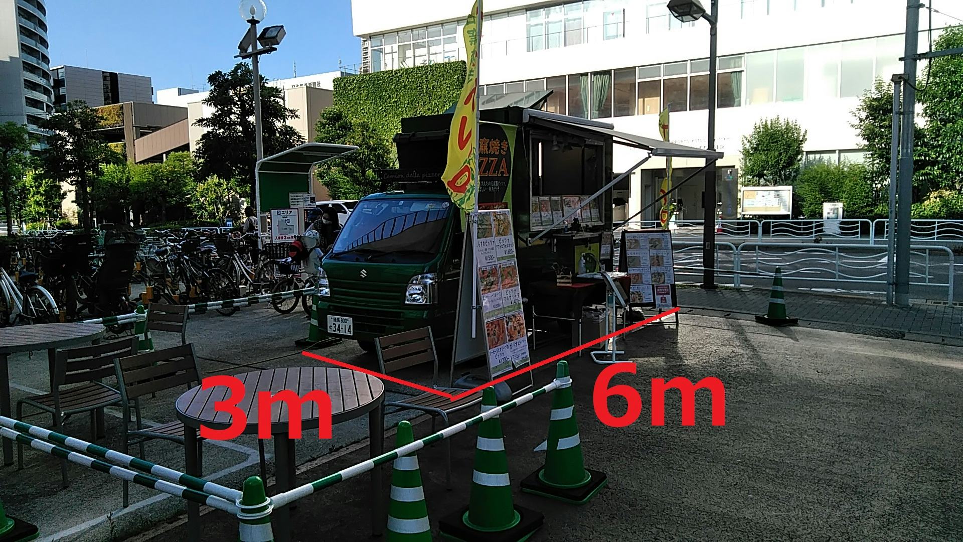 【イオン東雲】食物販やアパレルの移動販売に適した屋外イベントスペース