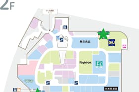 【イオンモール多摩平の森】モール内広告 化粧室鏡(オプション)