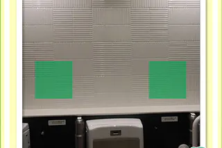 【イオンモール多摩平の森】モール内広告 化粧室鏡(オプション)