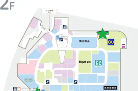【イオンモール多摩平の森】モール内広告 化粧室鏡(オプション)