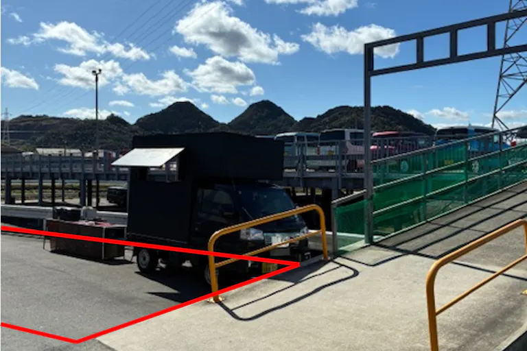 【スーパーセンタートライアル加治木店】プロモーションやキッチンカーに利用可能な「屋外スペース」の画像4